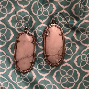 Kendra Scott White Howlite Elle Earrings